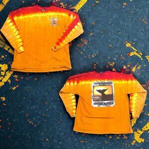 Harley Davidson Made in USA Tie-Dye Taku Harley Juneau Alaska Long Sleeve L 2011